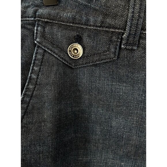 Ann Taylor Modern Fit Size 12 P Lindsey Waist Jeans Wide Leg - Picture 2 of 12